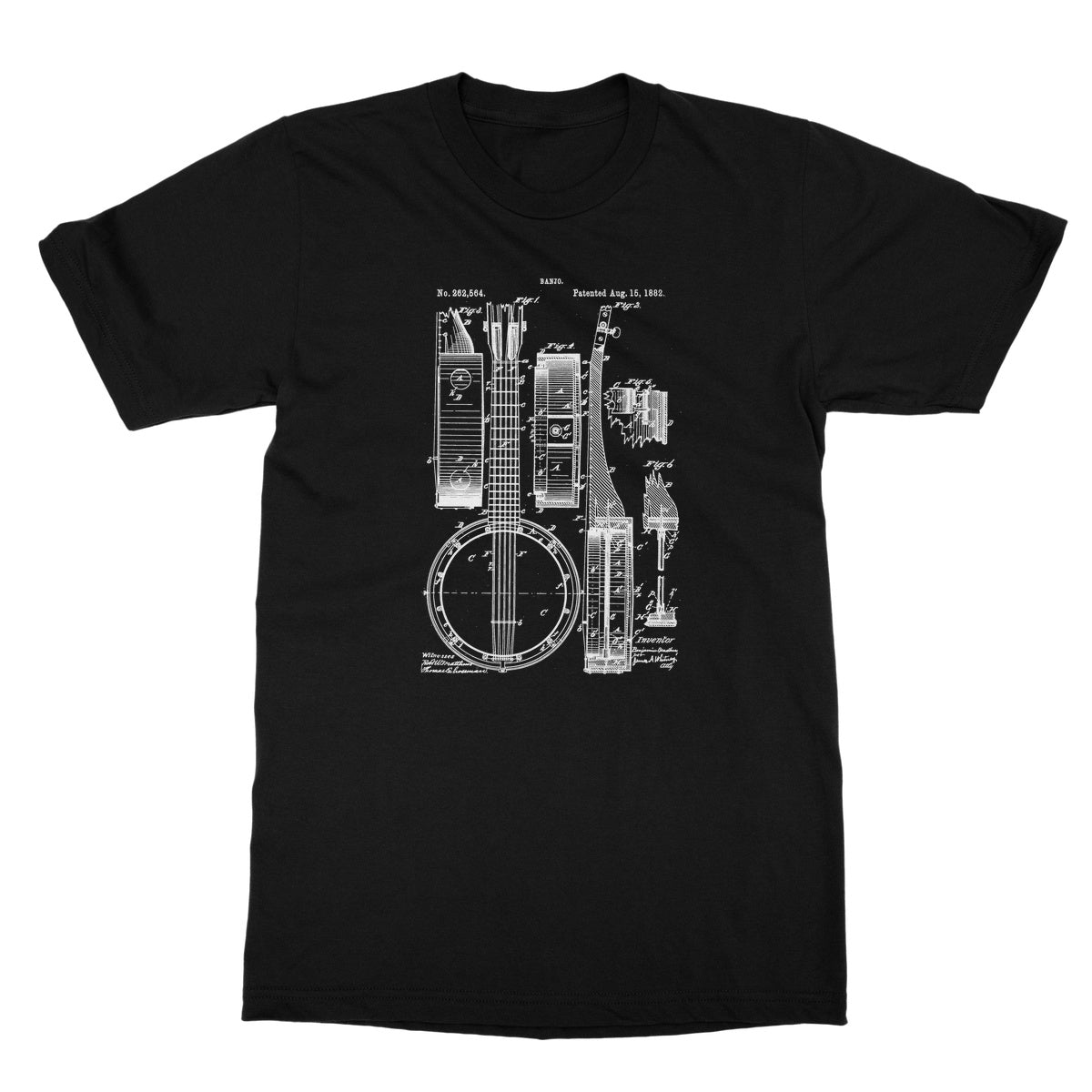 Banjo Patent T-Shirt