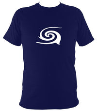 Tribal spiral t-shirt - T-shirt - Navy - Mudchutney