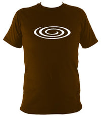 Flattened Spiral T-shirt - T-shirt - Dark Chocolate - Mudchutney
