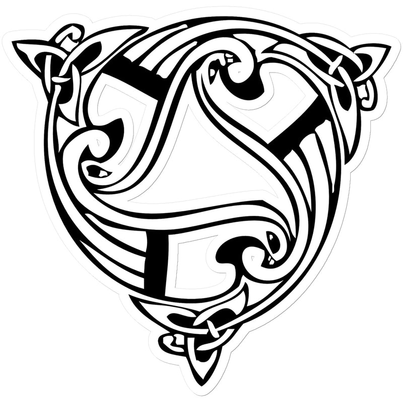 Victorian Celtic Knot Sticker