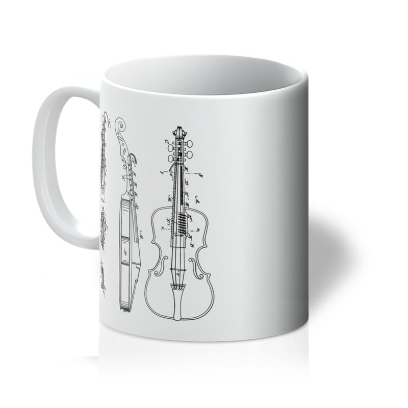 Fiddle Patent Mug
