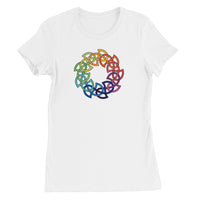 Rainbow Celtic Circle Women's T-Shirt