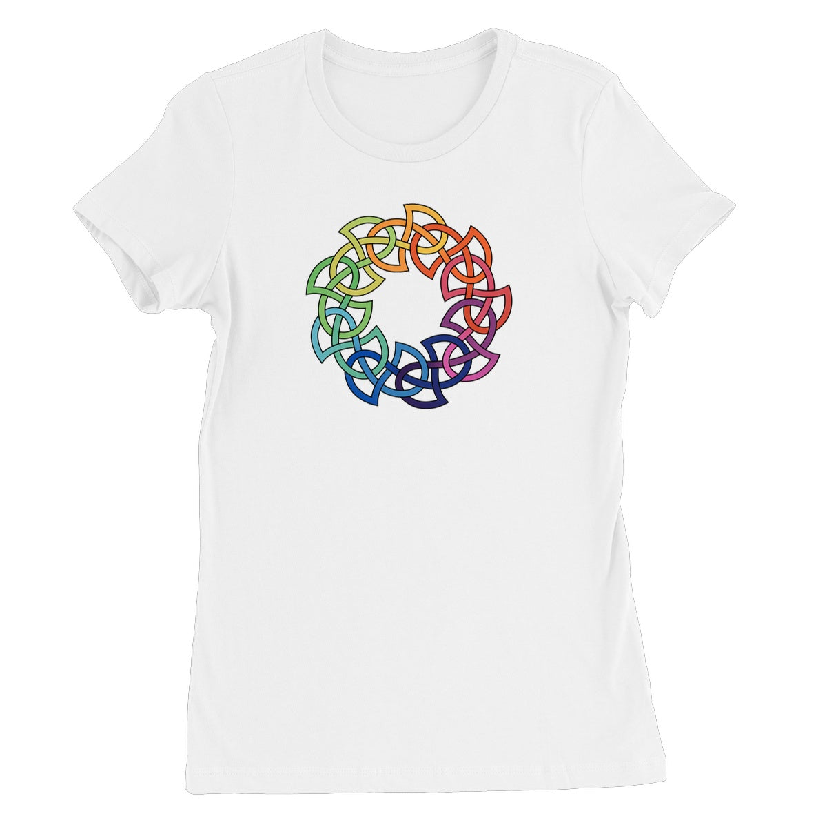 Rainbow Celtic Circle Women's T-Shirt