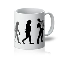 Evolution of Accordion Players Mug