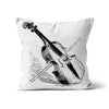 Fiddle and Bow Sketch Cushion