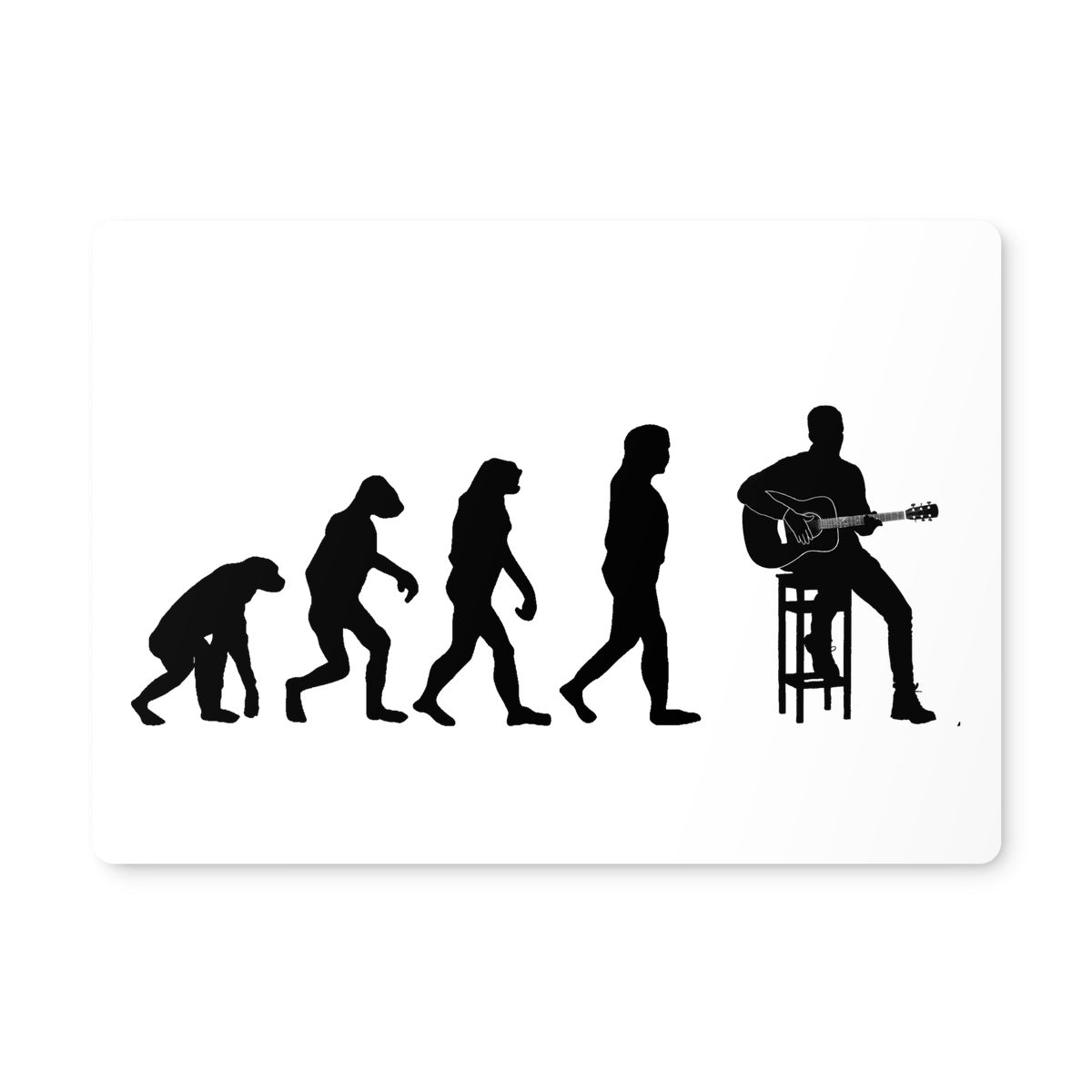 Evolution of Guitarists Placemat