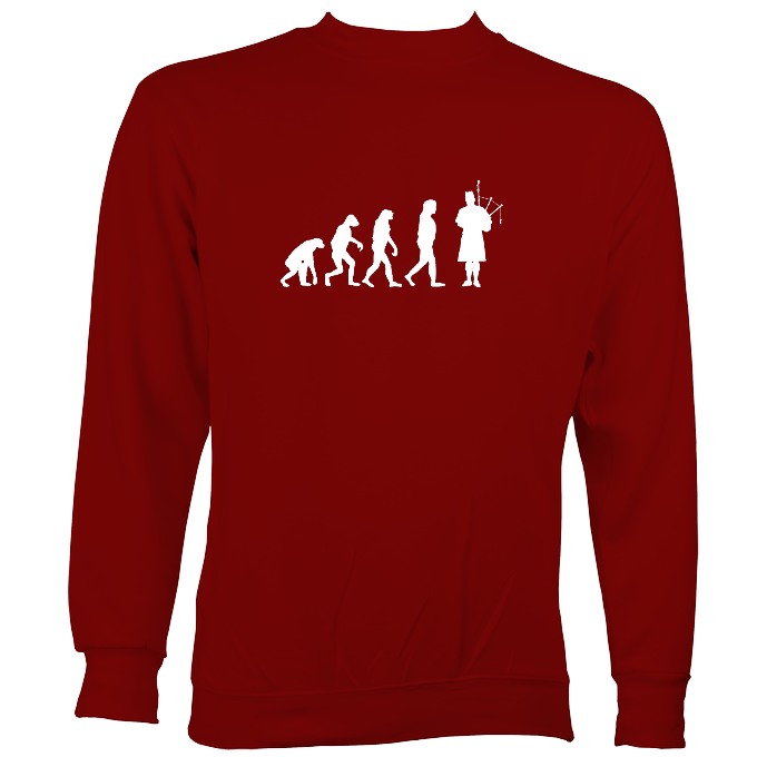 Evolution of Bagpipe Players Sweatshirt