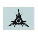 Tribal Edge Tattoo Glass Chopping Board