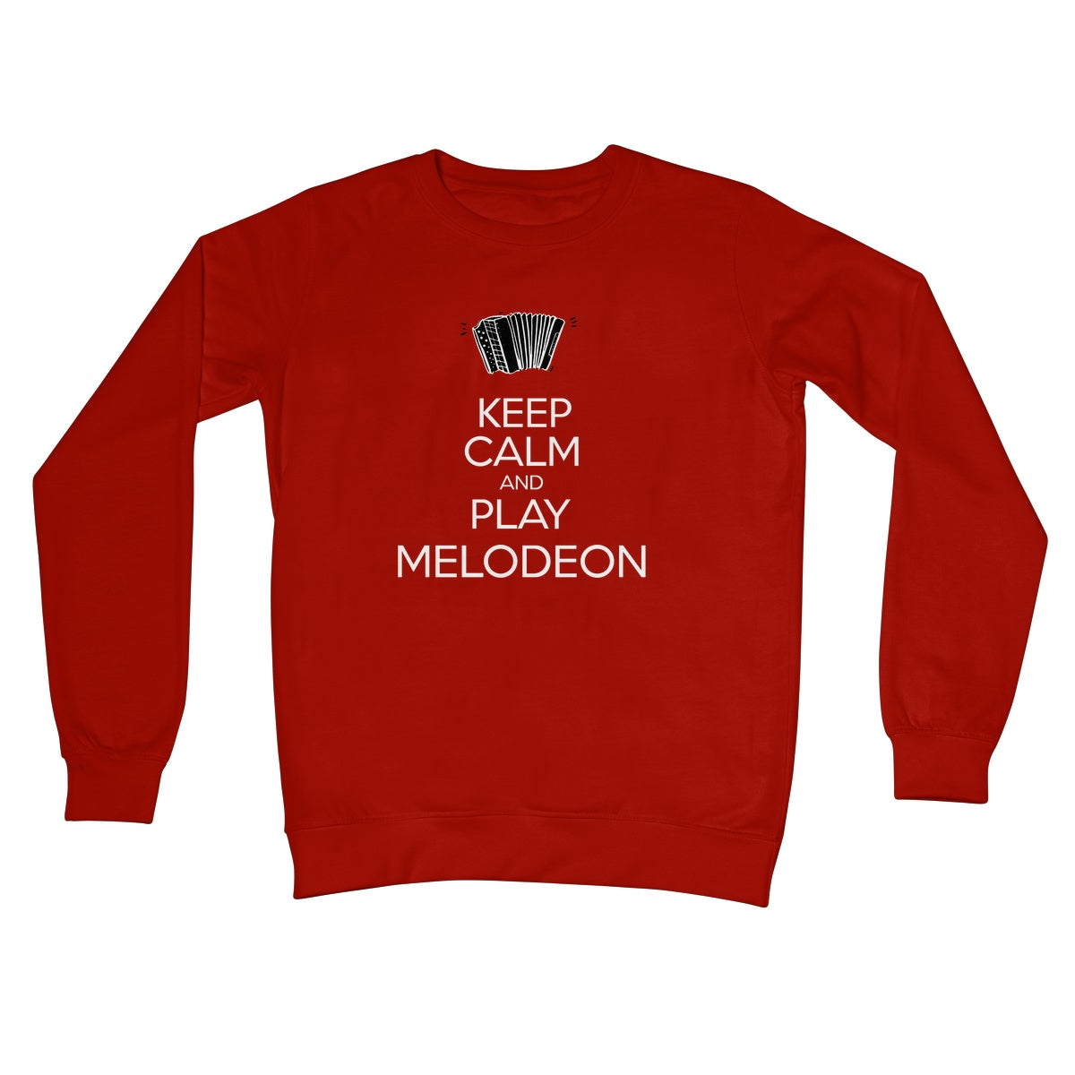Keep Calm & Play Melodeon Crew Neck Sweatshirt