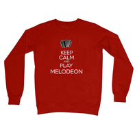 Keep Calm & Play Melodeon Crew Neck Sweatshirt