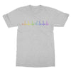 Rainbow Heartbeat Guitar Softstyle T-Shirt