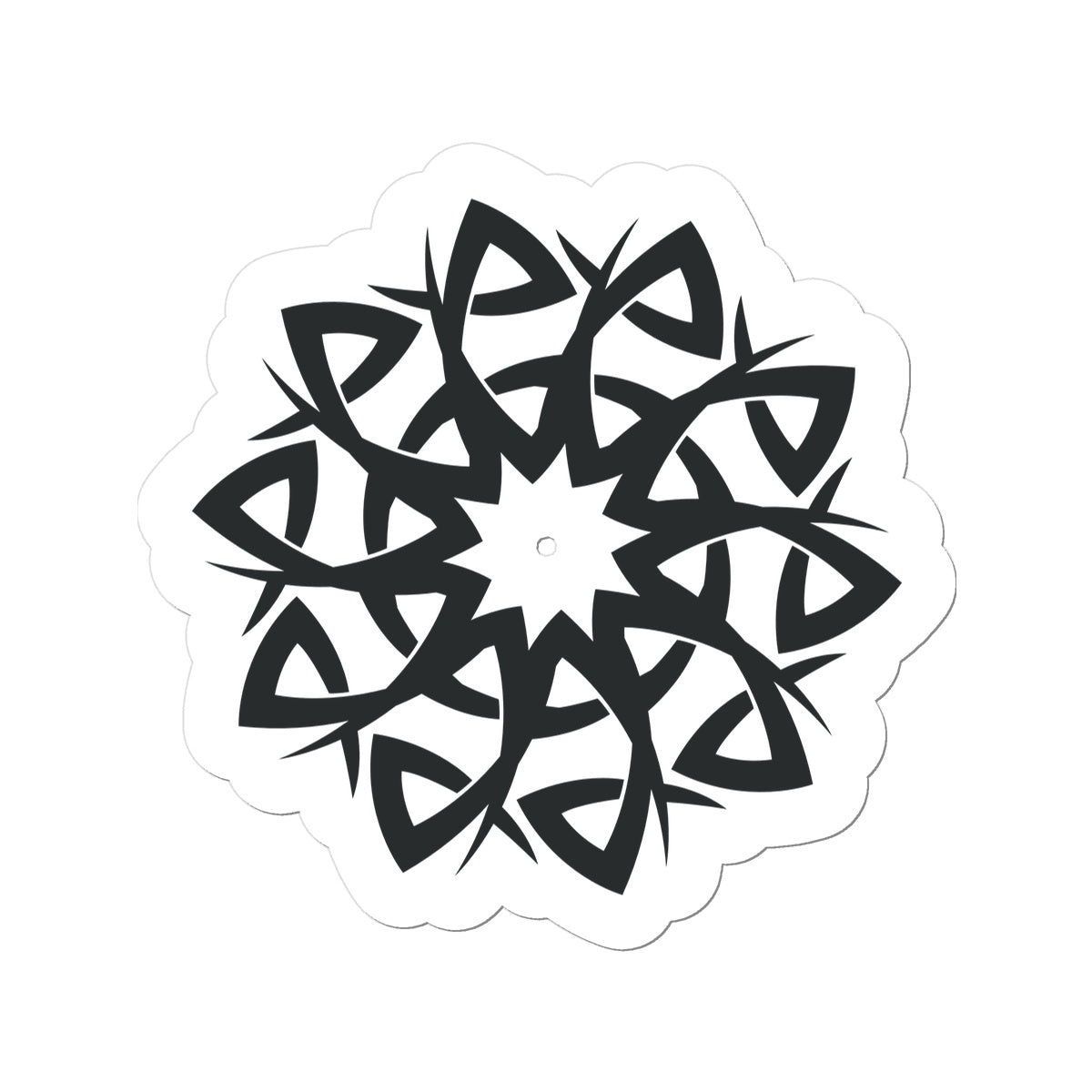 Celtic Style Flower Sticker