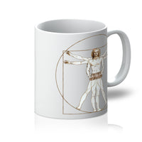 Da Vinci Vitruvian Man Concertina Mug