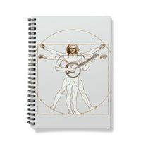 Da Vinci Vitruvian Man Banjo Notebook