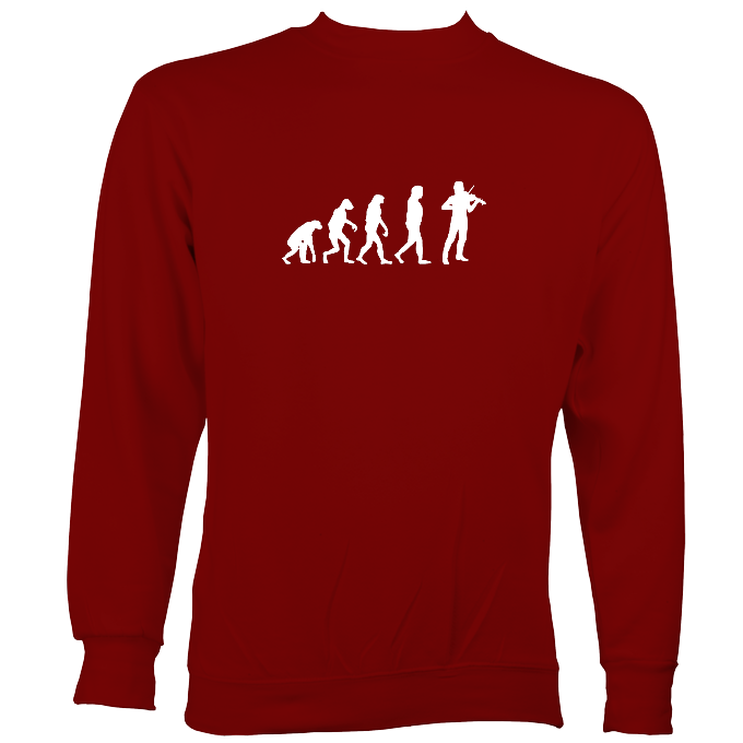 Evolution of Fiddle Players Sweatshirt