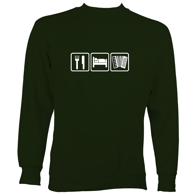 Eat, Sleep, Play Accordion Sweatshirt