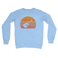 Sunset Guitar Crew Neck Sweatshirt