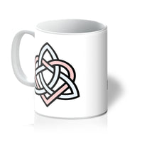 Woven Celtic Hearts Mug