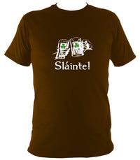 Irish Slainte T-shirt - T-shirt - Dark Chocolate - Mudchutney
