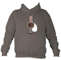 Guitar Strings and Neck Hoodie-Hoodie-Mocha brown-Mudchutney