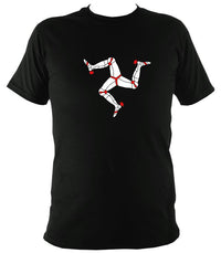 Manx "ny tree cassyn" T-Shirt - T-shirt - Black - Mudchutney