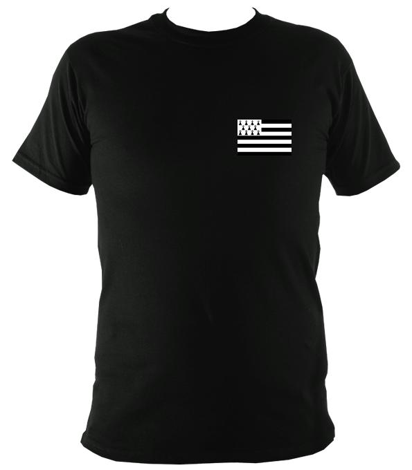 Breton Flag T-shirt - T-shirt - Black - Mudchutney