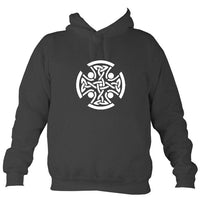 Celtic Round Hoodie-Hoodie-Charcoal-Mudchutney