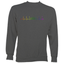 Heartbeat Concertina in Rainbow Colours Sweatshirt