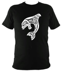 Tribal Style Shark T-shirt - T-shirt - Black - Mudchutney