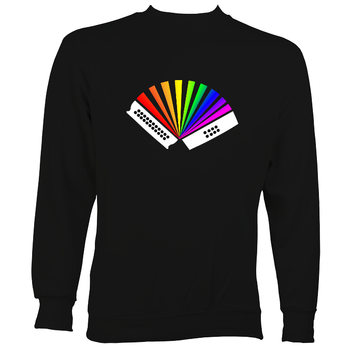 Rainbow Melodeon Sweatshirt