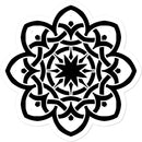 Celtic Star Flower Sticker