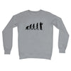 Evolution of Flute Players Crew Neck Sweatshirt