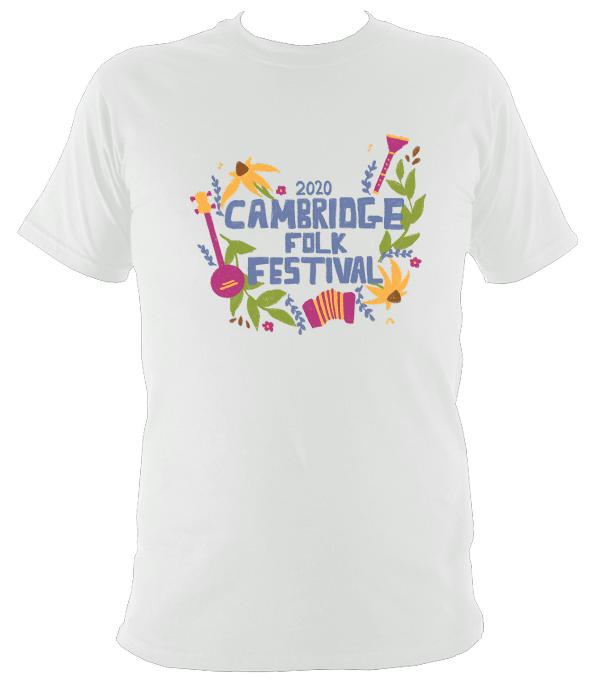 Cambridge Folk Festival - Design 4 - T-shirt - T-shirt - White - Mudchutney