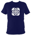 Celtic Square-ish Knot T-Shirt - T-shirt - Navy - Mudchutney