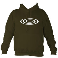 Flattened Spiral Hoodie-Hoodie-Olive green-Mudchutney