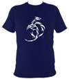Tribal Dragon T-shirt - T-shirt - Navy - Mudchutney