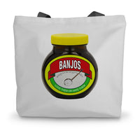 Love Hate Banjos Canvas Tote Bag