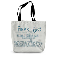 Folk on Foot 3 - Aug 2020 Canvas Tote Bag