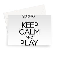 Keep Calm & Play Melodeon Greeting Card