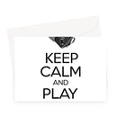 Keep Calm & Play Anglo Concertina Greeting Card