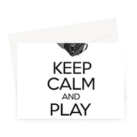 Keep Calm & Play Anglo Concertina Greeting Card