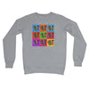 Warhol Style Accordions Crew Neck Sweatshirt