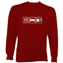 Eat, Sleep, Play Concertina Sweatshirt