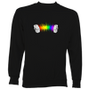 Rainbow Sound Wave Concertina Sweatshirt