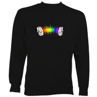 Rainbow Sound Wave Concertina Sweatshirt