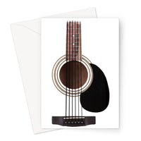 Guitar Neck and Strings Greeting Card