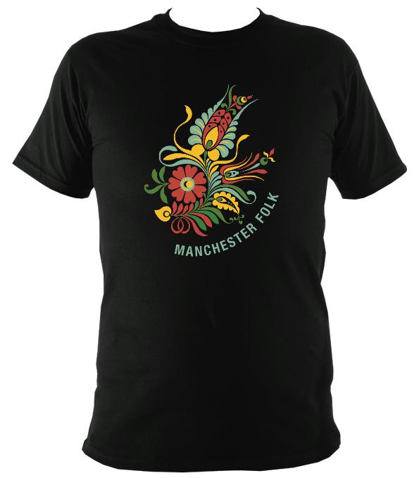 Manchester Folk T-shirt - T-shirt - Black - Mudchutney