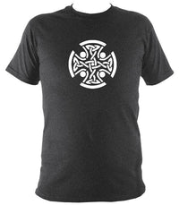 Celtic Round T-shirt - T-shirt - Dark Heather - Mudchutney