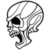 Angry Skull Sticker