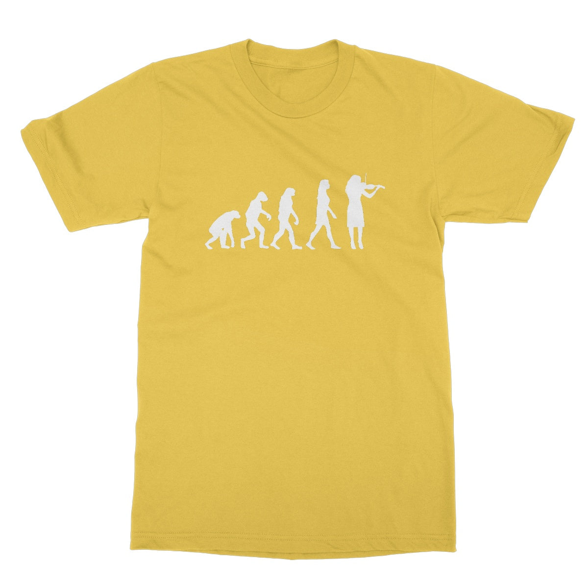 Evolution of Female Fiddle Players T-Shirt